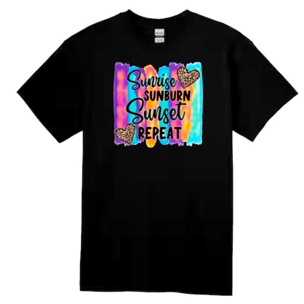 Sunrise sunburn sunset repeat!